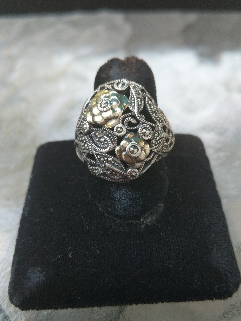 Judith Jack Sterling Silver Ring